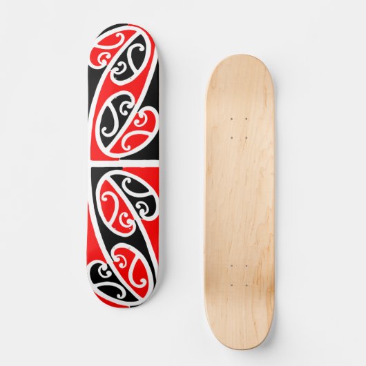 Maori Kowhaiwhai Pattern 2 - Skateboard (Voorkant)