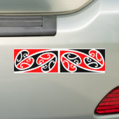 Maori Kowhaiwhai Pattern 2 Sticker (Op auto)