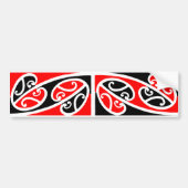 Maori Kowhaiwhai Pattern 2 Sticker (Voorkant)