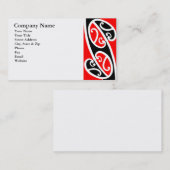 Maori Kowhaiwhai Pattern 2 Visitekaartje (Voorkant / Achterkant)