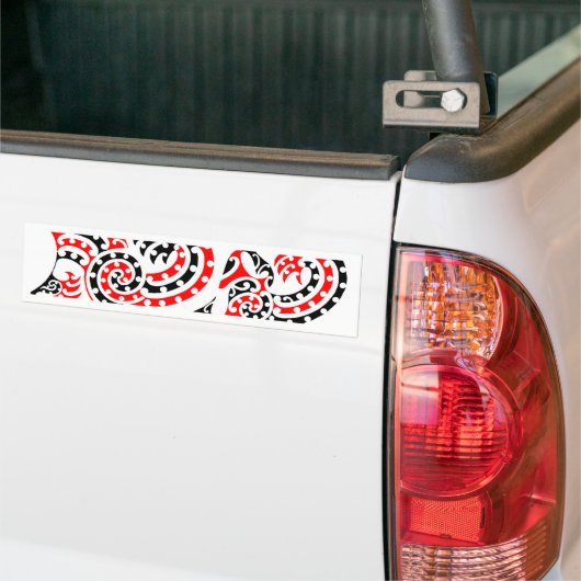 Maori Kowhaiwhai Pattern 4 Sticker (Op Truck)