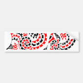 Maori Kowhaiwhai Pattern 4 Sticker (Voorkant)