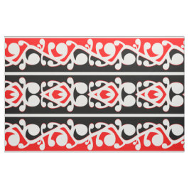 Maori Kowhaiwhai Traditioneel Patroon Stof