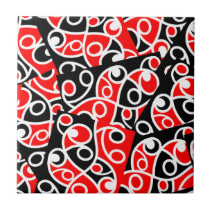 Maori Kowhaiwhai Tribal Nieuw-Zeeland Tegeltje