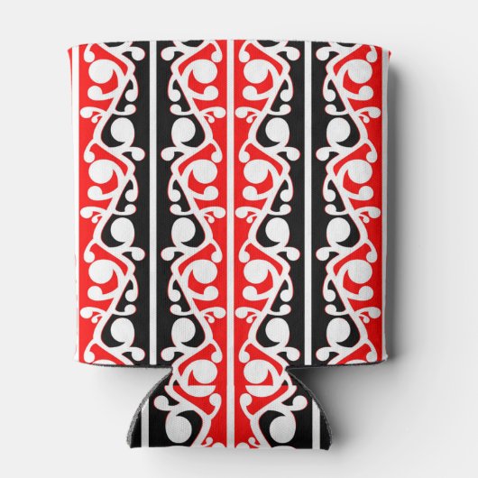 Maori Kowhaiwhai Wedding Keepsake Blikjeskoeler (Achterkant)