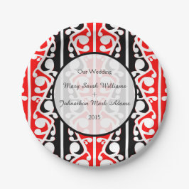 Maori Kowhaiwhai Wedding Keepsake Papieren Bordje