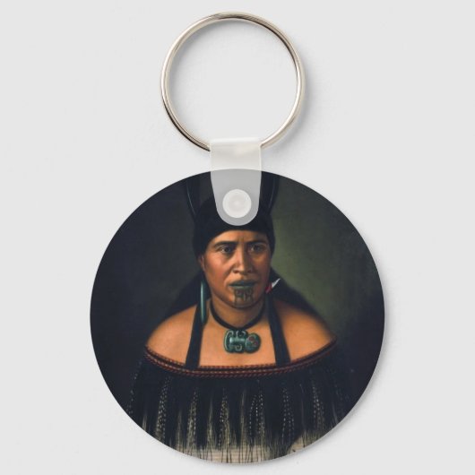  Maori-kunst door CF Goldie-Sleutelhangers Sleutelhanger (Voorkant)