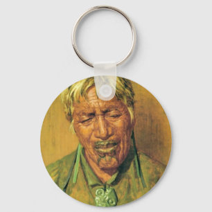 Maori-kunst door CF Goldie-Sleutelhangers Sleutelhanger