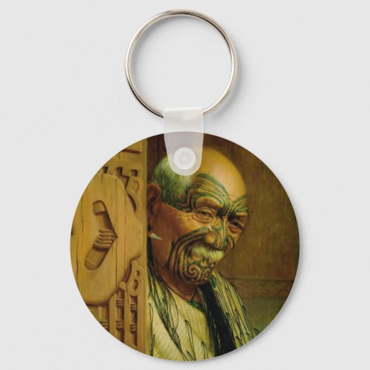 Maori-kunst door CF Goldie-Sleutelhangers Sleutelhanger (Voorkant)