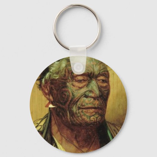  Maori-kunst door CF Goldie-Sleutelhangers Sleutelhanger (Voorkant)