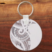 maori luxe ontwerper sleutelhanger (Voorkant)