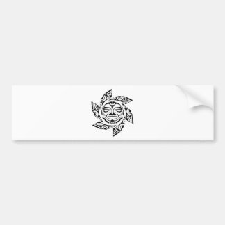 Maori Mask Bumpersticker