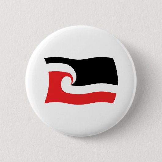 Maori-mensen Vlag Knop Ronde Button 5,7 Cm (Voorkant)