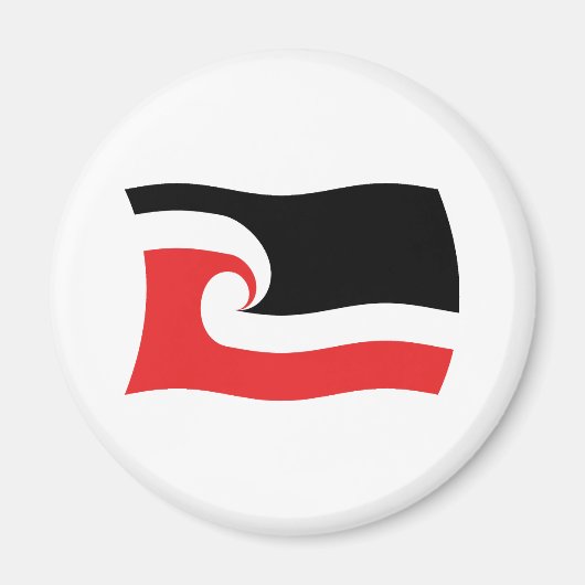 Maori-mensen Vlag Magneet (Voorkant)