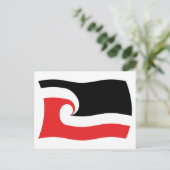 Maori Mensen Vlag Postkaart (Staand voorkant)