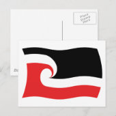 Maori Mensen Vlag Postkaart (Voorkant / Achterkant)