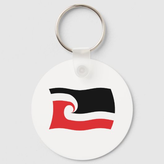 Maori Mensen Vlag Sleutelhanger (Voorkant)