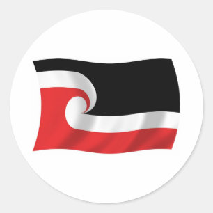 Maori-mensen Vlag Sticker