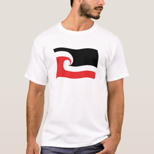 Maori Mensen Vlag T-shirt (Voorkant)