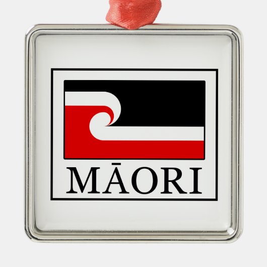Maori Metalen Ornament (Voorkant)