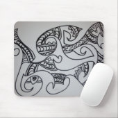 Maori-motiefontwerp Muismat (Met muis)
