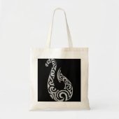 Maori New Zealand Polynesian Fish Hook Charm Gift Tote Bag (Voorkant)