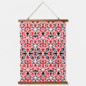 Maori New Zealand Tribal Art Pattern Hangend Wandkleed (Voorkant)