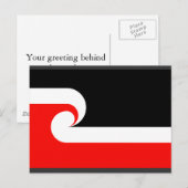 Maori, Nieuw-Zeeland Briefkaart (Voorkant / Achterkant)