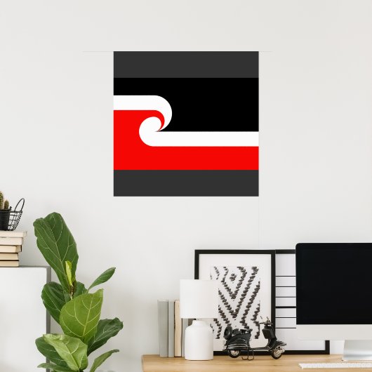 Maori, Nieuw-Zeeland Poster (Thuiskantoor)
