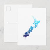 Maori Nieuw-Zeelandse kaart stam tattoo cadeau ide (Voorkant / Achterkant)