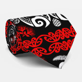 Maori Nieuw-Zeelandse kunst Stropdas (Opgerold)