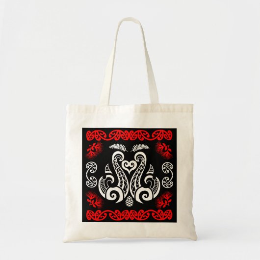 Maori Nieuw-Zeelandse kunst Tote Bag (Voorkant)