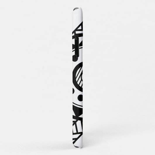 Maori-ontwerp Case-Mate iPhone Case (Achterkant/rechts)