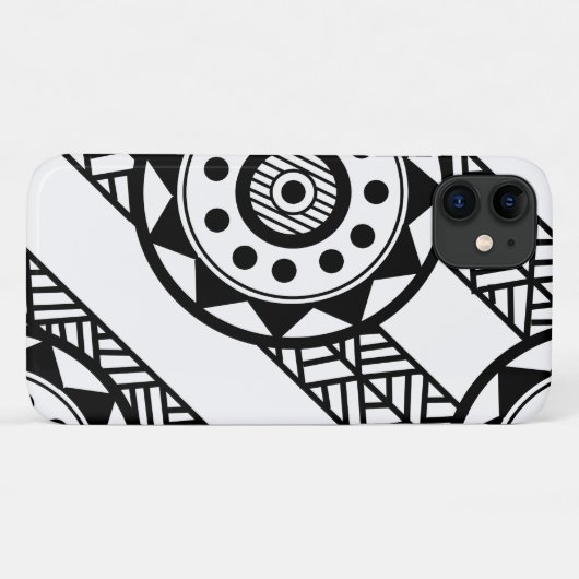 Maori-ontwerp Case-Mate iPhone Case (Achterkant (horizontaal))
