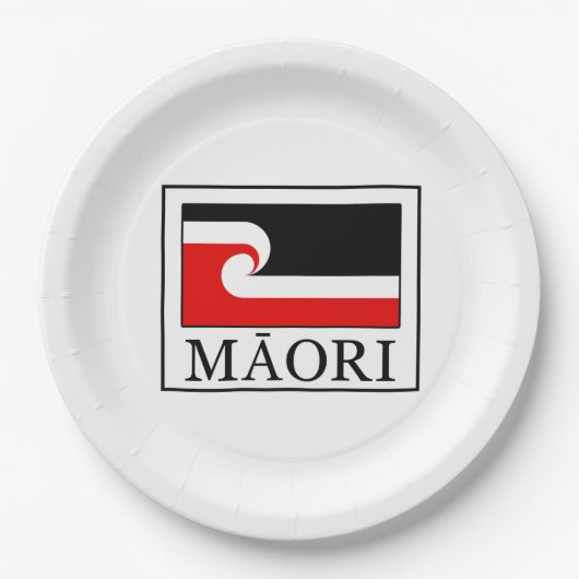 Maori Papieren Bordje (Voorkant)