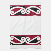 Maori Pattern Koru Theedoek (Verticaal)