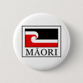 Maori Ronde Button 5,7 Cm (Voorkant)