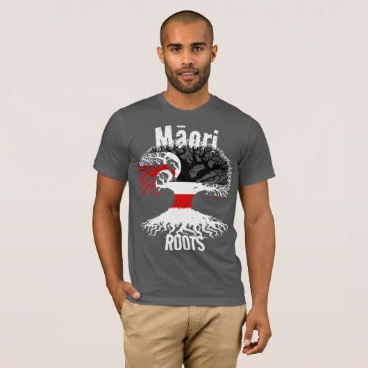Māori ROOTS T-shirt (Voorkant volledig)