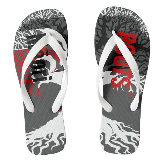 Māori ROOTS Teenslippers (Voetbed)