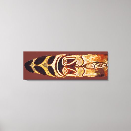 Maori Schild van Stamouderschap in Canvas Afdruk (Voorkant)