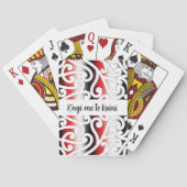 Maori-speelkaarten Pokerkaarten (Achterkant)