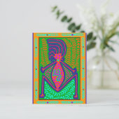 Maori-stam-moeder van de wereld briefkaart (Staand voorkant)