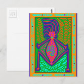 Maori-stam-moeder van de wereld briefkaart (Voorkant / Achterkant)