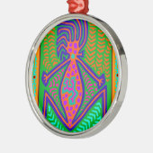 Maori-stam-moeder van de wereld metalen ornament (Links)