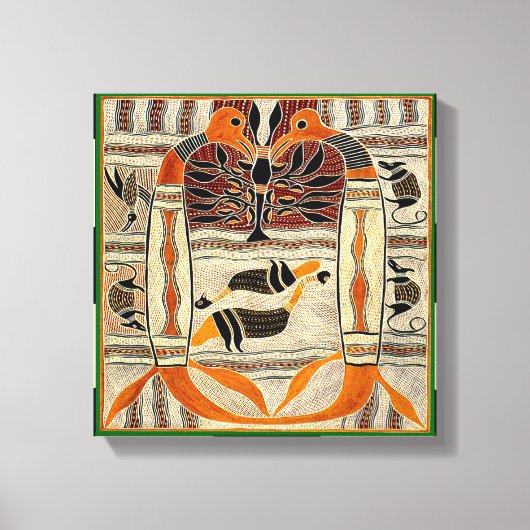 Maori-stamfolklore Canvas Afdruk (Voorkant)