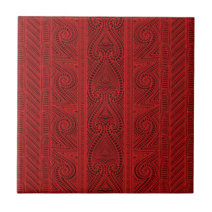 Maori-stammenpatroon - De Whakairo-kunst van het s Tegeltje