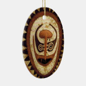 Maori Stammesritueel Masker Keramisch Ornament (Rechts)