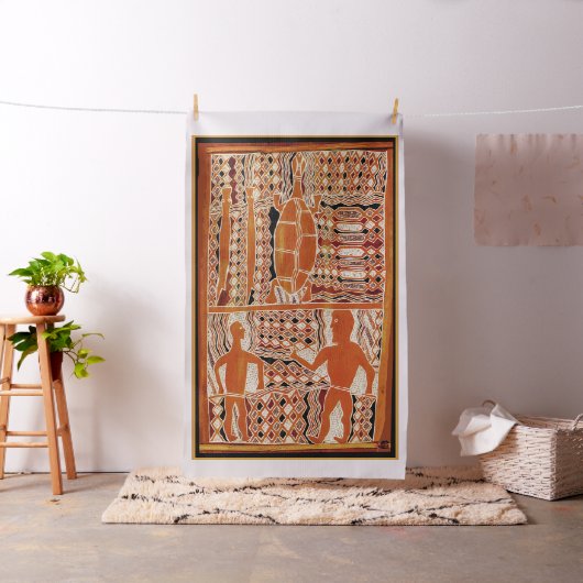 Maori-stamstofontwerper Stof (Voorbeeld)