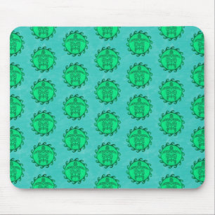 Maori Sun Symbol Green Sea Turtles Muismat