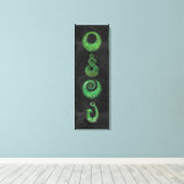 Maori-symbolen Canvas Afdruk (Insitu (Houten vloer))